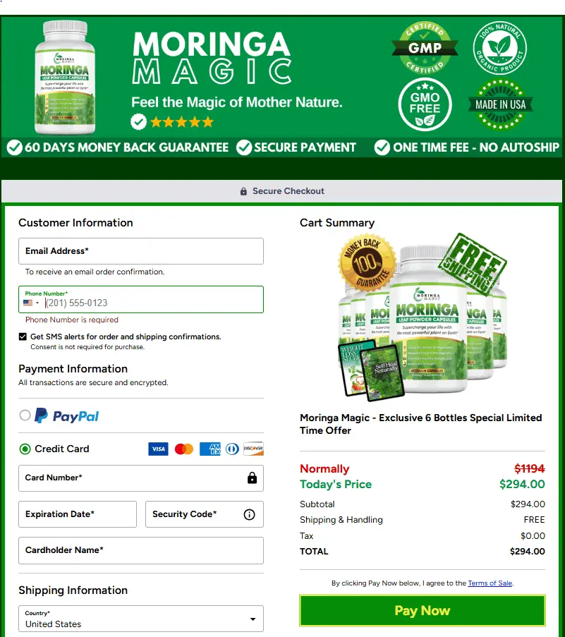 moringa magic order